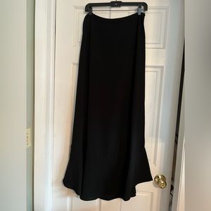 BCBG black skirt with flare at bottom.